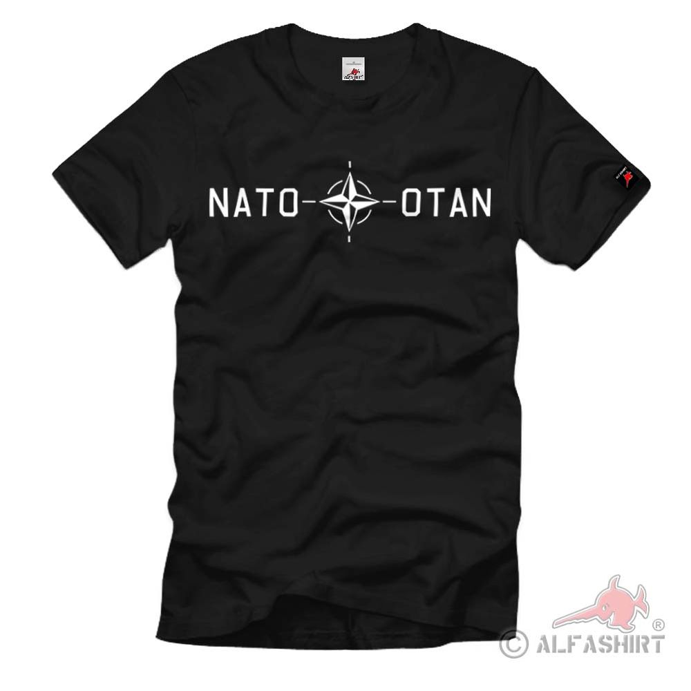 Nato-Otan North Atlantic Treaty Organization Atlantic Alliance T Shirt # 1561