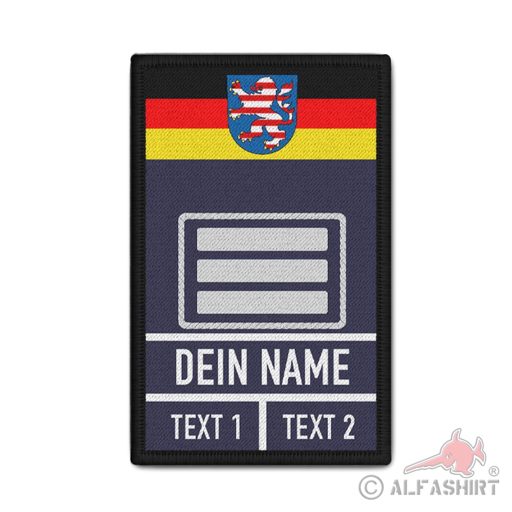 Rank Patch Feuerwehr Hauptbrandmeister Hessen Dienstgrad Berufsfeuerwehr #37793