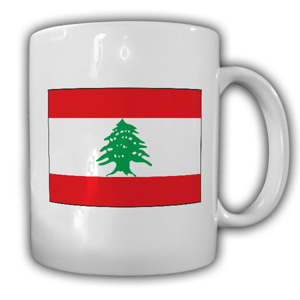 Lebanon Flag Flag Lebanese Republic - Coffee Mug Cup # 13680