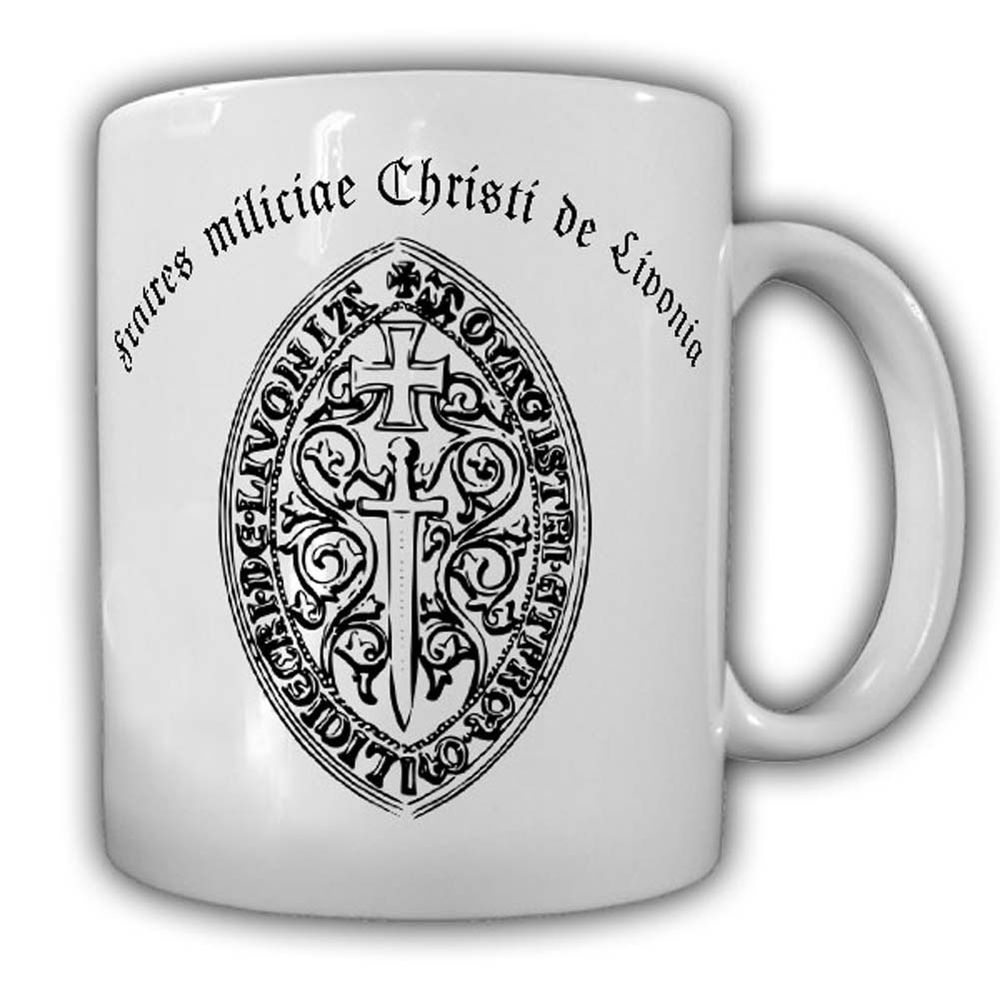 Tasse Schwertbrüderorden Siegel Ritter-Orden Mittelalter Brüder #24325