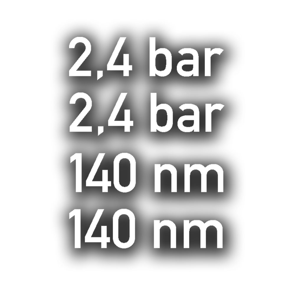Aufkleber Set weiß 2,4 bar 140 nm Schrifthöhe 1cm Reifen Auto Autoreifen #A6439