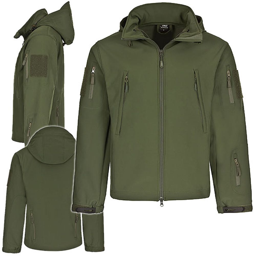 Tactical Softshell Jacket "Breathable Shell Technology" Raincoat Outdoor # 15662
