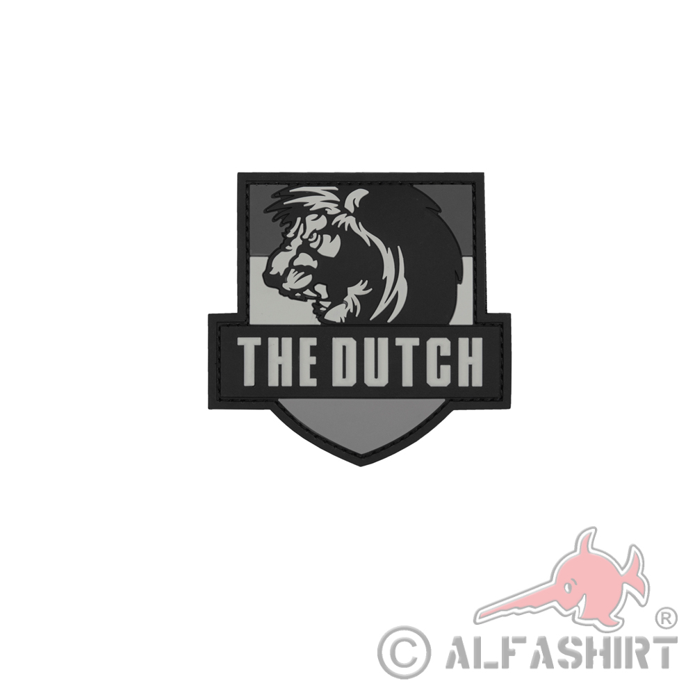 The Dutch Niederlande Holländer Softair Paintball 3D Rubber Patch 8x8cm #27123