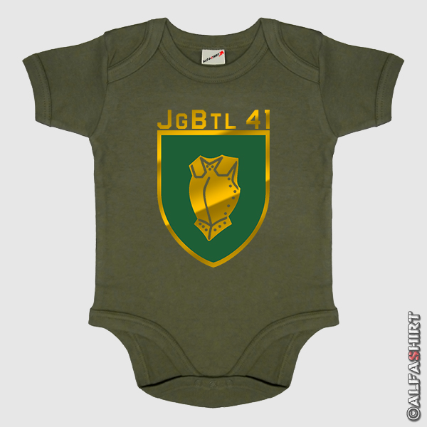 Jgbtl 41 Bundeswehr Wappen Jägerbataillon 41 Göttingen Deutschland Babystrampler #5870