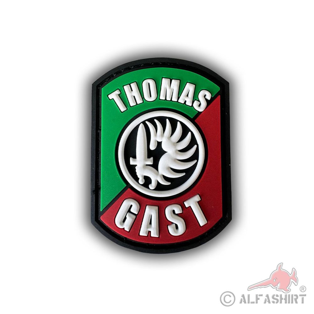Thomas Gast Logo 3D Rubber Patch Légion étrangère Fremdenlegion 6x4,3cm #44852