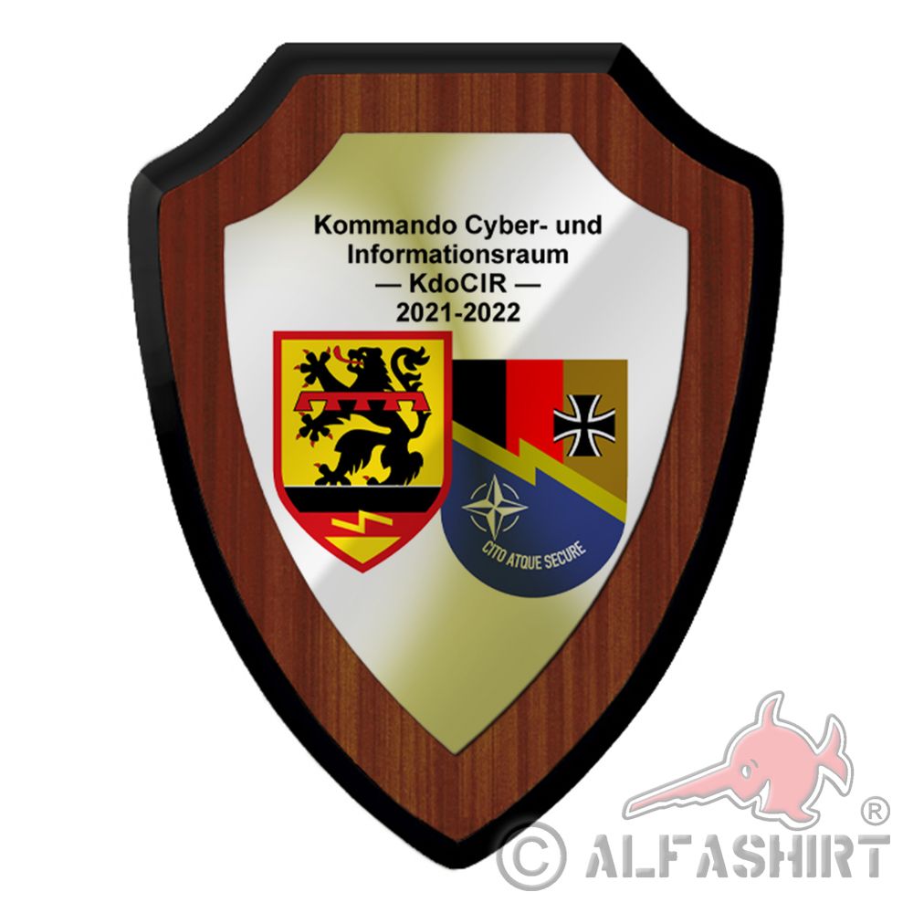 Wappenschild KdoCIR 6 Kp ITBL 281 1st NATO SIGNAL BATTAILLON Wesel #39743