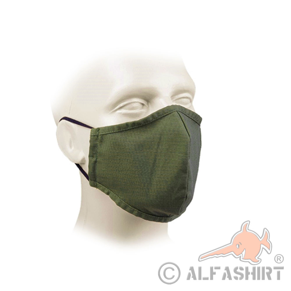 Army Mase for Mouth-Nose Olive Bundeswehr green cover face BDU fabric S35228