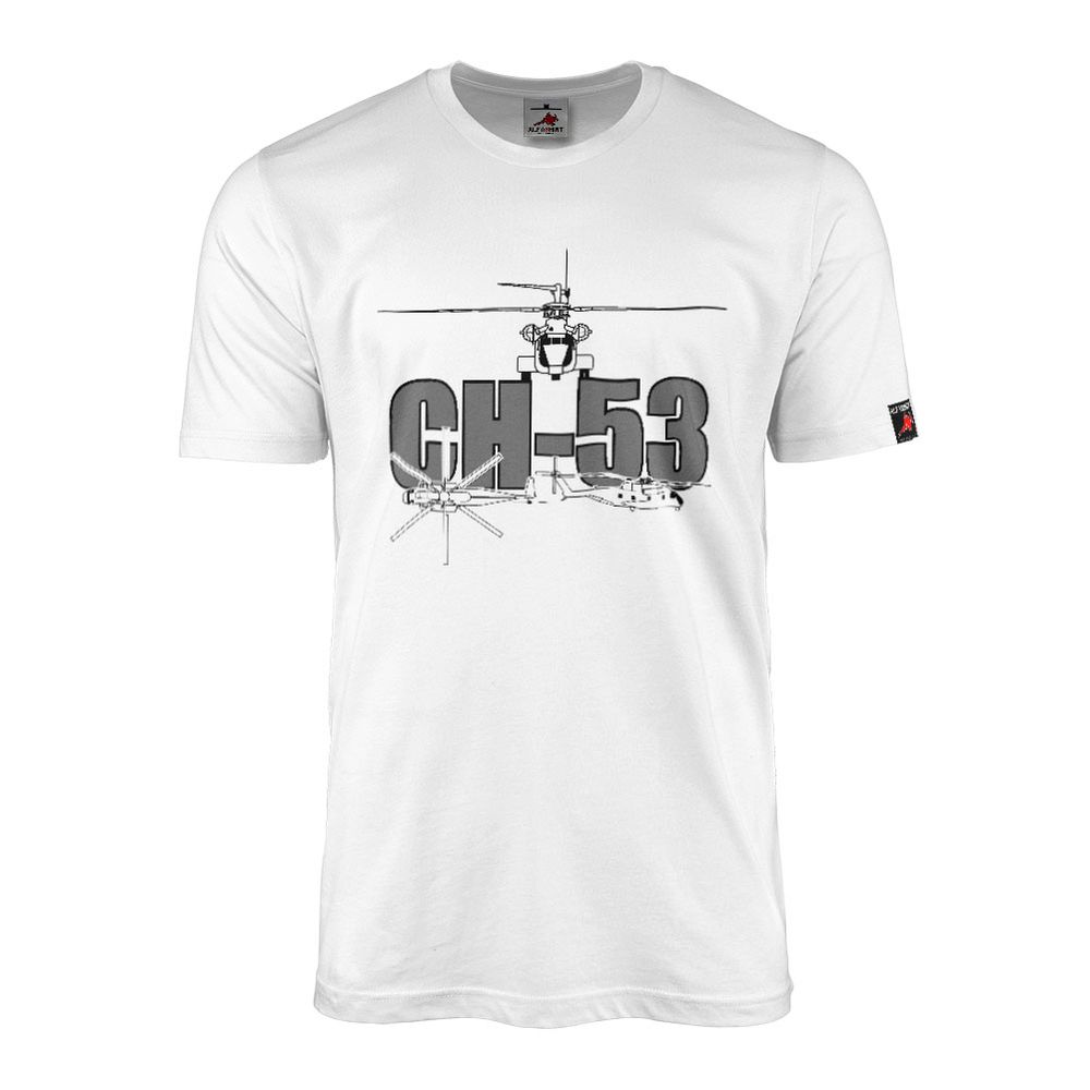 T Shirt CH-53 Sea Stallion S-65 Transport Helicopter Heli #19511