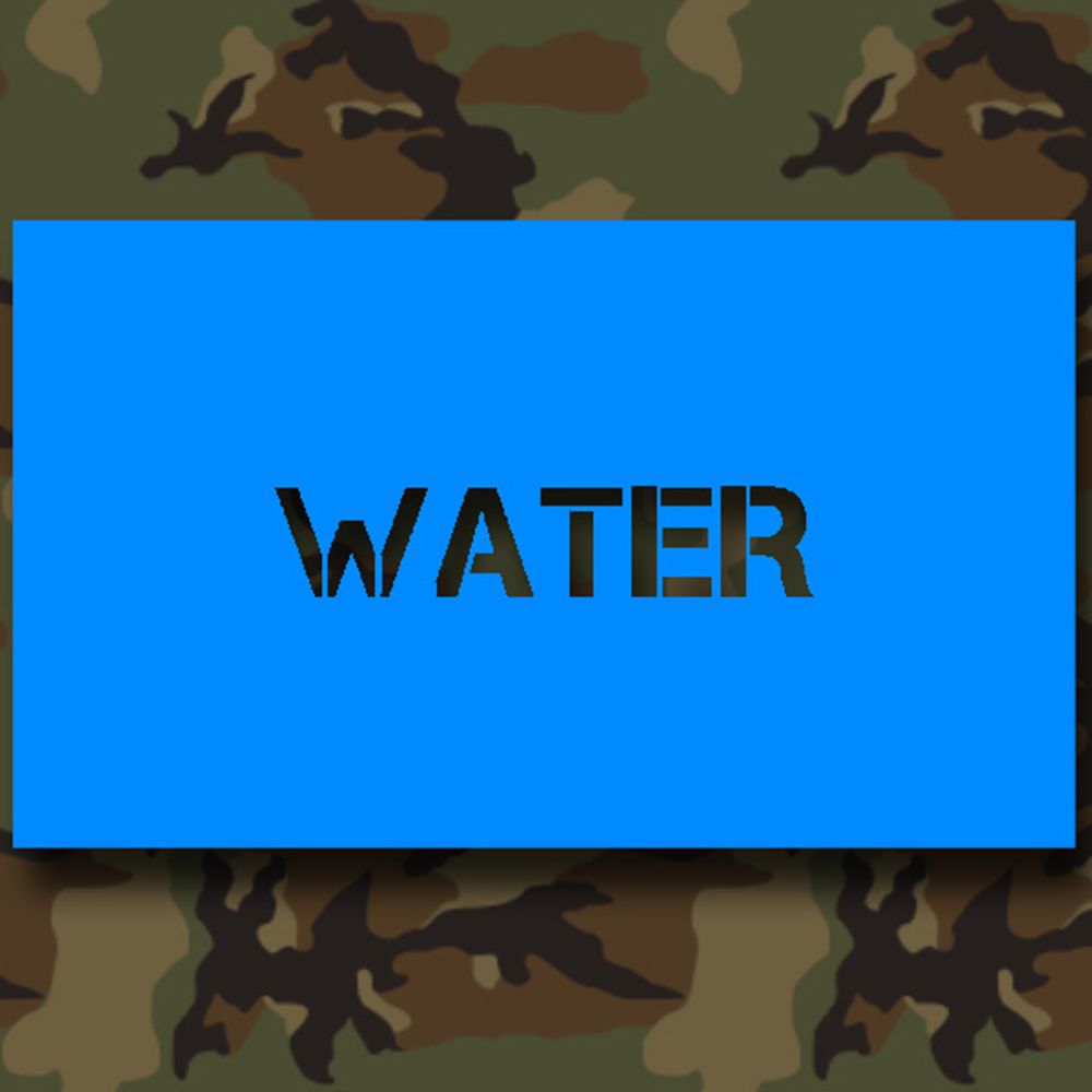 Painting templates Water Canister US 7cm A452