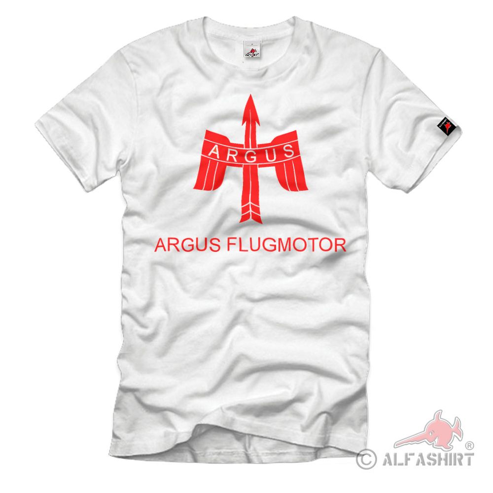 Argus Flugmotoren Flugzeug Motor Emblem Motoren T-Shirt #32300