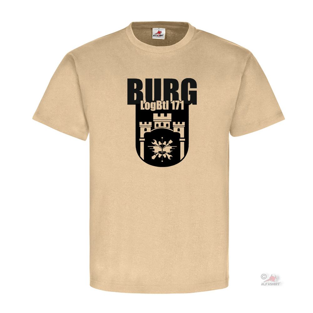 Logistikbataillon 171 LogBtl Burg Bundeswehr Wappen- T Shirt #18283