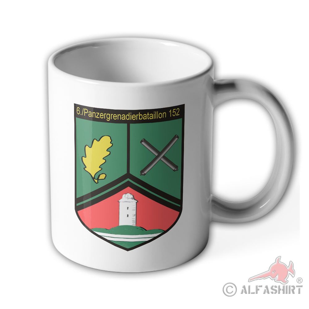 Tasse 6 Panzergrenadierbataillon 152 PzGrenBtl Grenadier Bataillon #43184