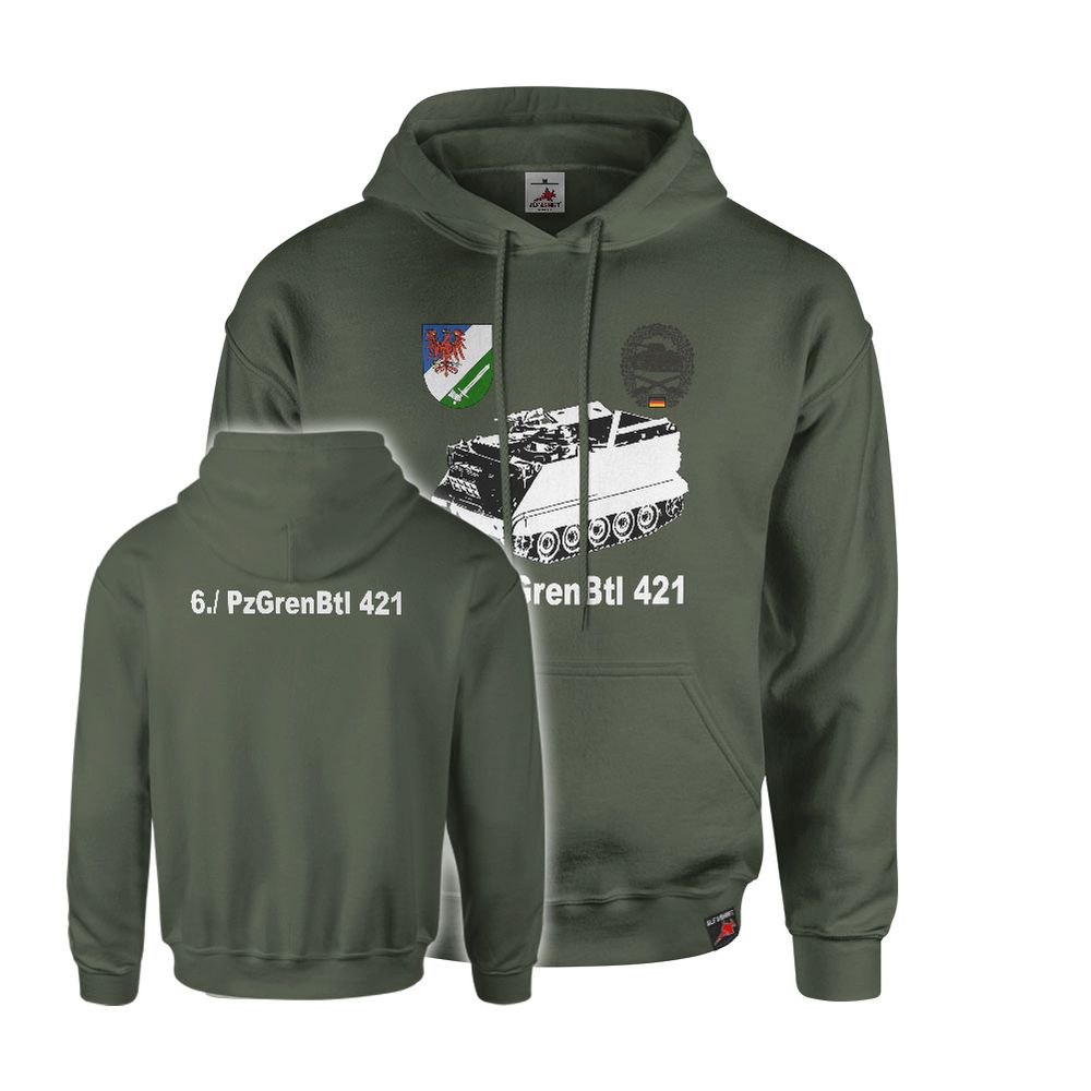 Hoodie 6. Kompanie PzGrenBtl 421 Panzergrenadierbataillon Brandenburg an der Havel #46739