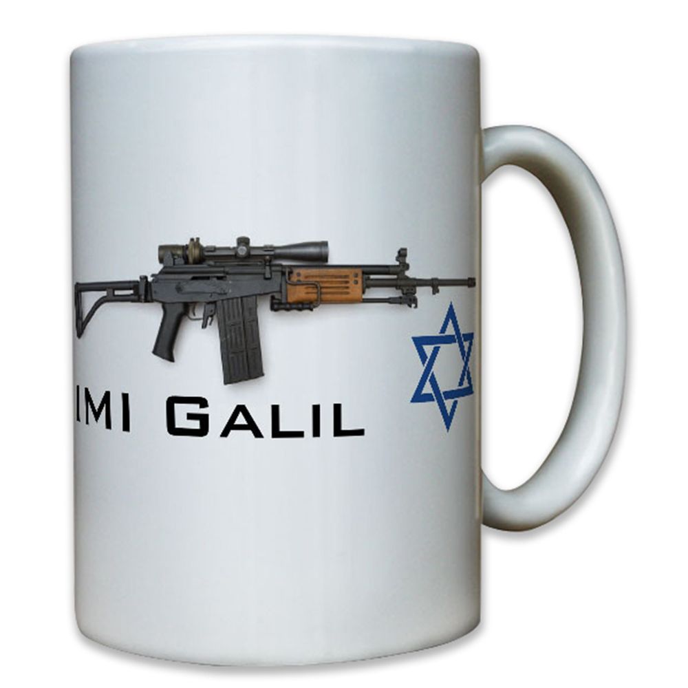 Imi Galil Waffe Sturmgewehr Israel Estland Davidstern Gewehr - Tasse #8002