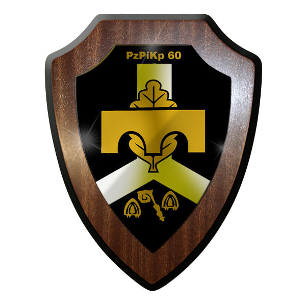 Coat of arms / wall sign PzPiKp 60 tanks pioneer company pioneers coat of arms # 12898 Coat of arms / wall sign PzPiKp 60 tanks pioneer company pioneers coat of arms # 12898