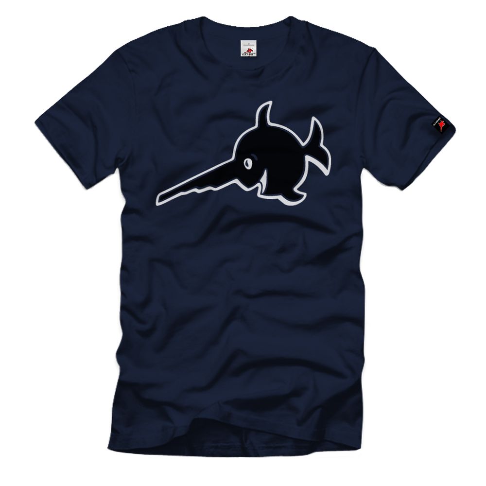 U96 U-Boot Schwertfisch Sägefisch sw Atlantik Marine Turm Wappen T-shirt#34146