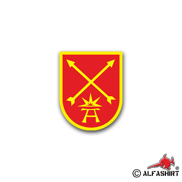 Aufkleber/Sticker PzJgKp 60 Panzer Jäger Kompanie Heer BW Wappen 7x6cm A1346