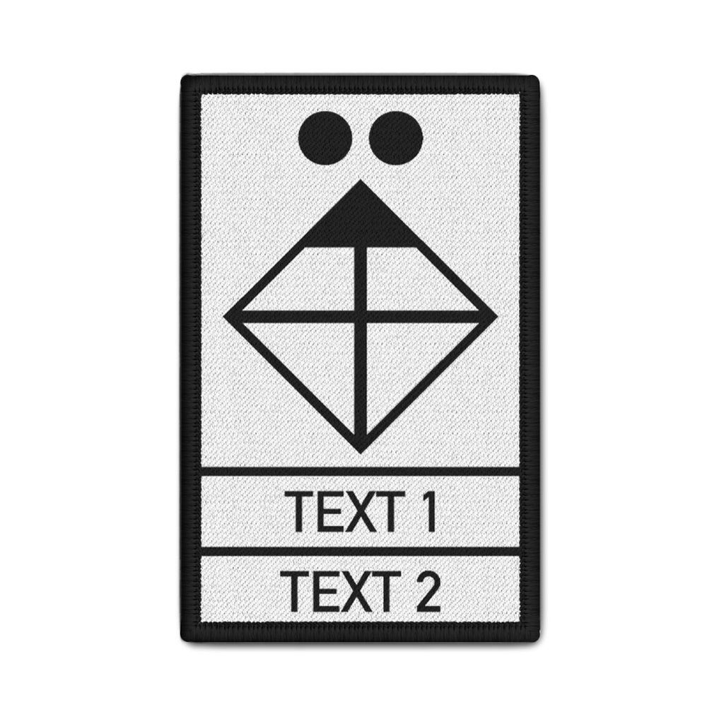 Rank Patch 9,8x6cm Gruppenführer Sanität Sanitätsdienst Katastrophenschutz Einsatzleitung #46865