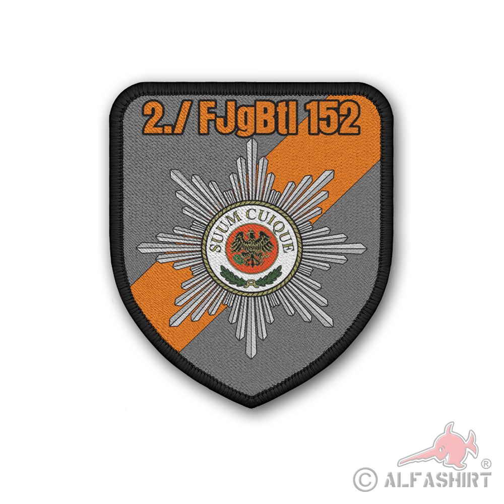 Patch 2 Feldjägerbataillon 152 FJg KdoFJgBw Feldjägertruppe Bundeswehr # 38554