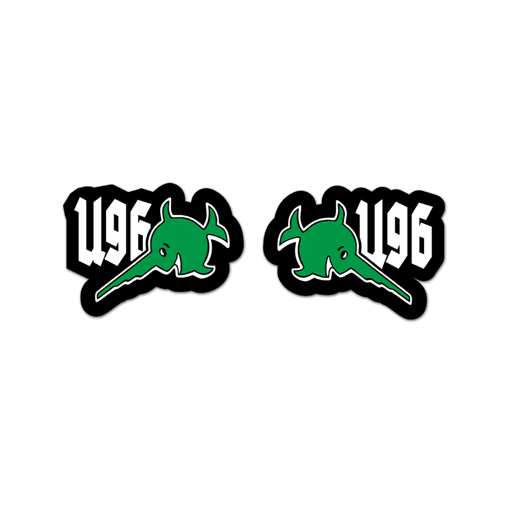 U96 Set Aufkleber Sticker Sägefisch Schwertfisch Fisch U Boot je 9x7cm #A6125