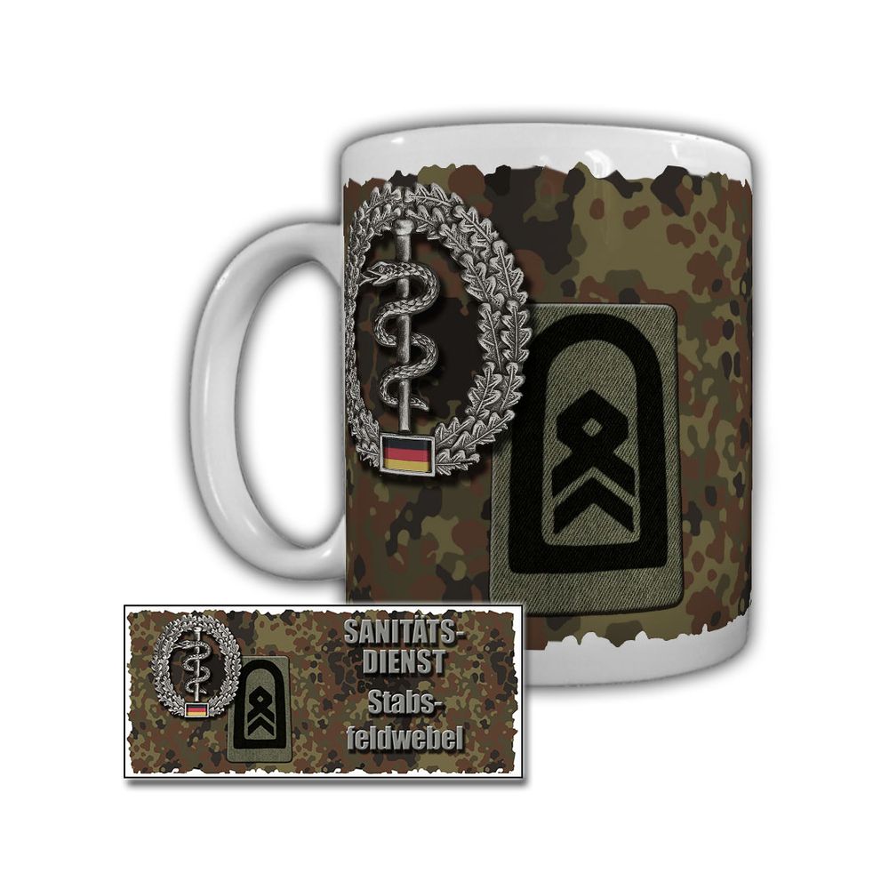 Tasse Sanitätsdienst Stabsfeldwebel Sanitätsregiment 1 Bundeswehr #29957