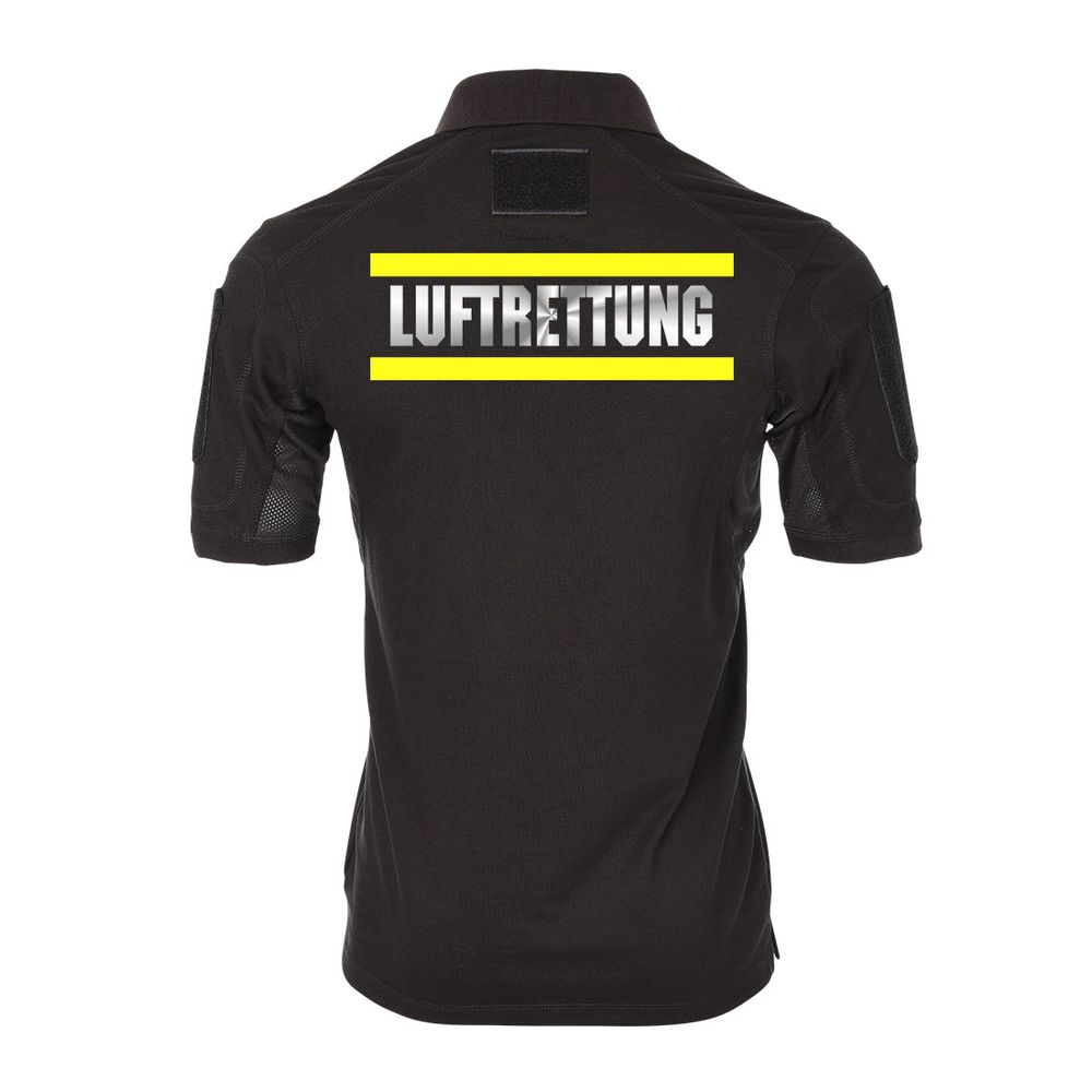 Tactical Poloshirt Luftrettung Hubschrauber Abseilen Feuerwehr Einsatz #32059
