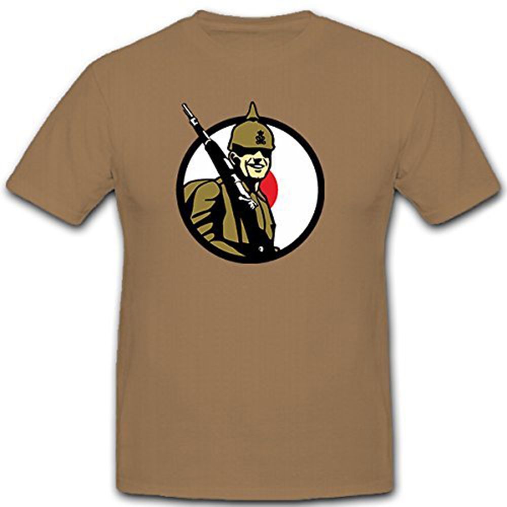 Soldat Deutschland WK 1 WW I Militär Pickelhaube Gewehr- T Shirt #11352