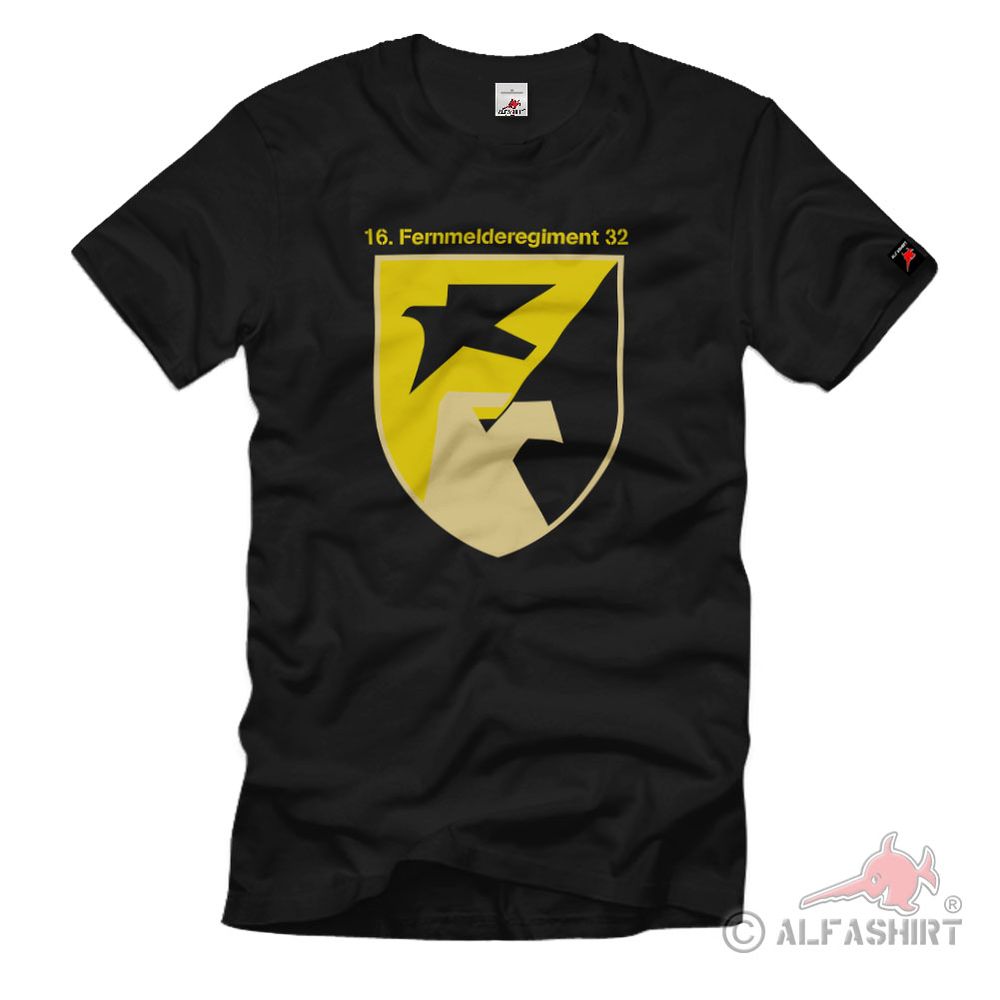 16 FmRgt 32 Fernmelderegiment Abteilung Wappen Bundeswehr T-Shirt#36691