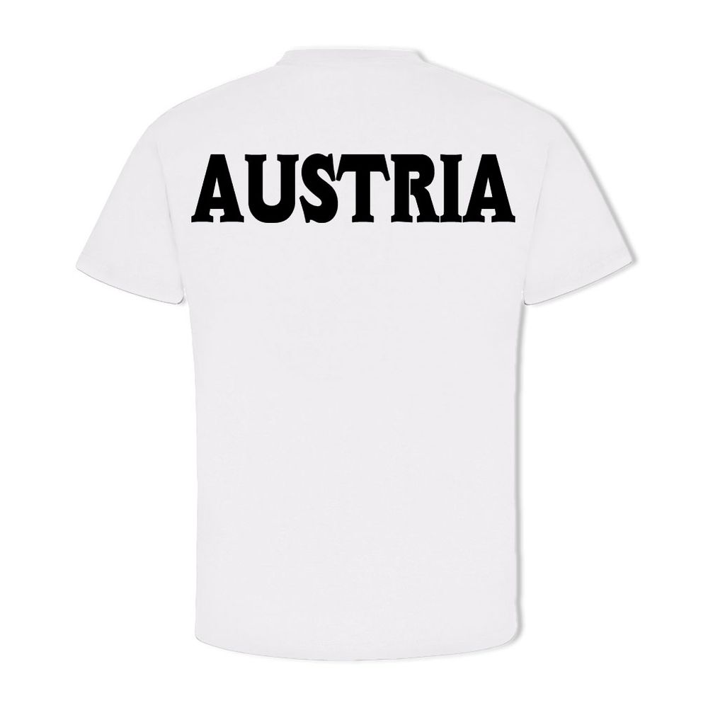 Österreich Austria Wappen Fahne Flagge Logo Heimat Alpen - T Shirt #10873 
