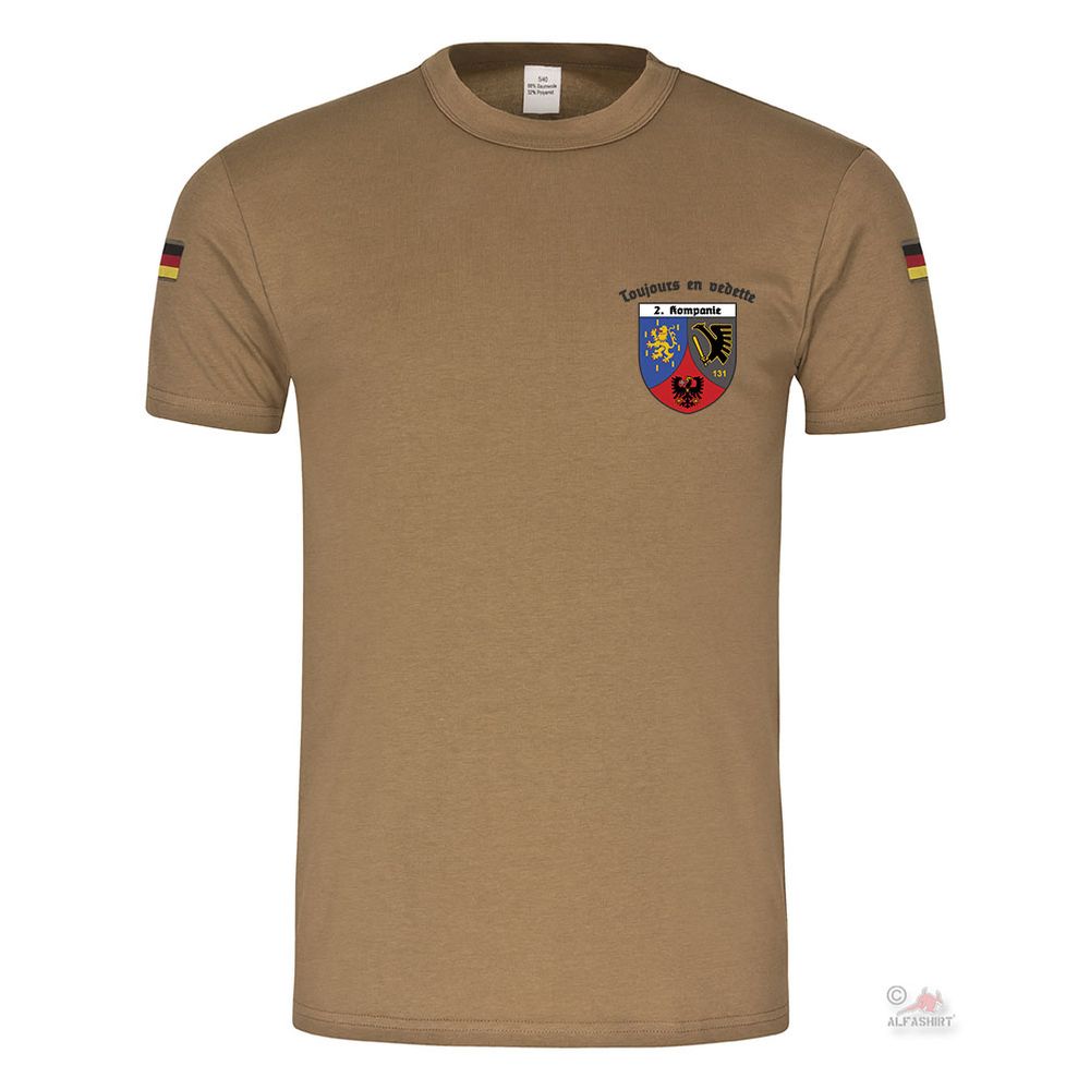 BW Tropen 2 PzGrenBtl 131 Panzergrenadier Kompanie Bataillon Tropenshirt #25944