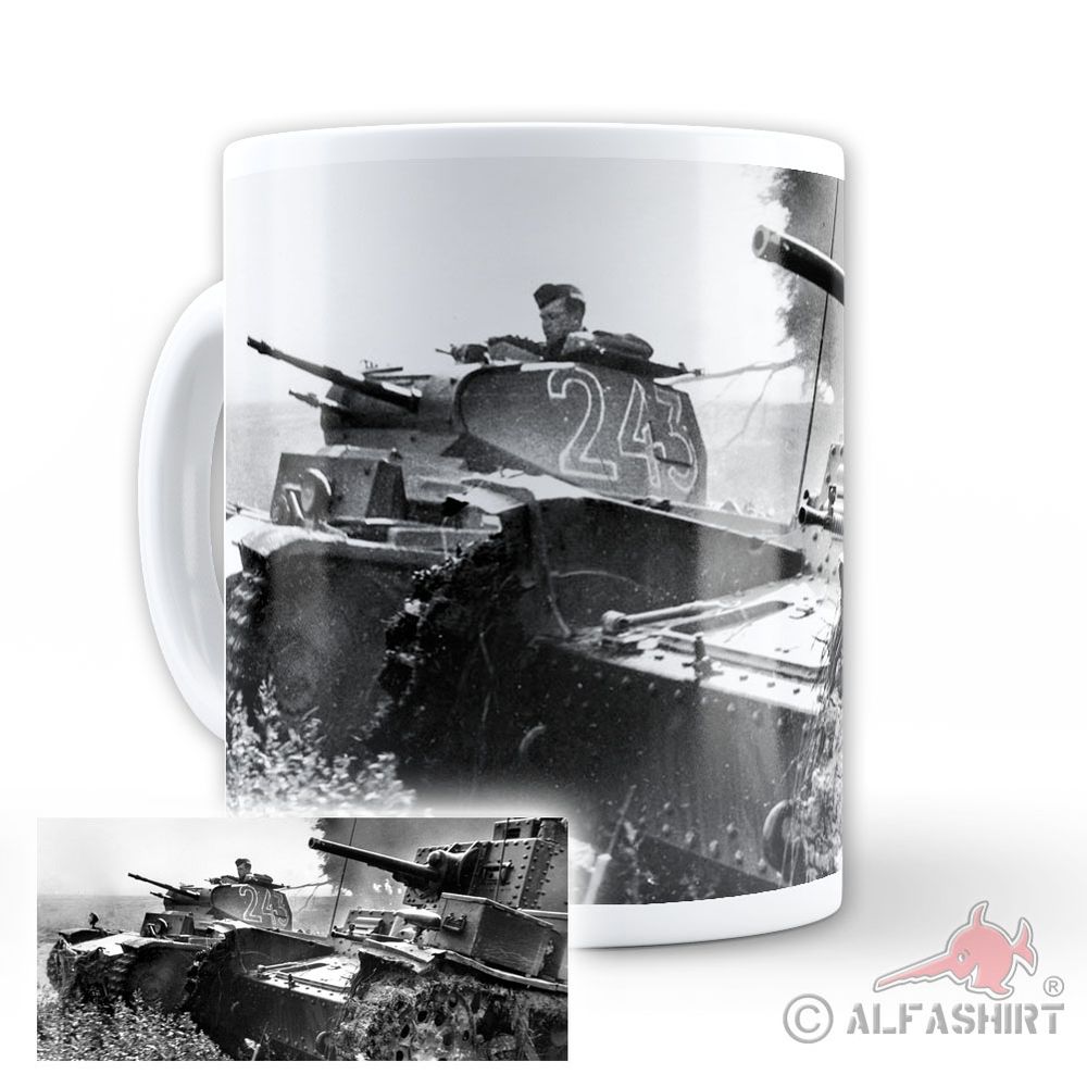 Tasse Panzer II & Panzerkampfwagen 38t 1940 Foto Druck Bild #36703