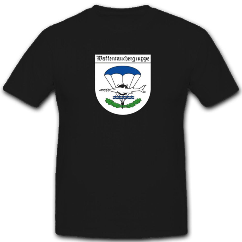 Waffentauchergruppe Bundeswehr Kampfschwimmer Wappen Abzeichen - T Shirt #4533