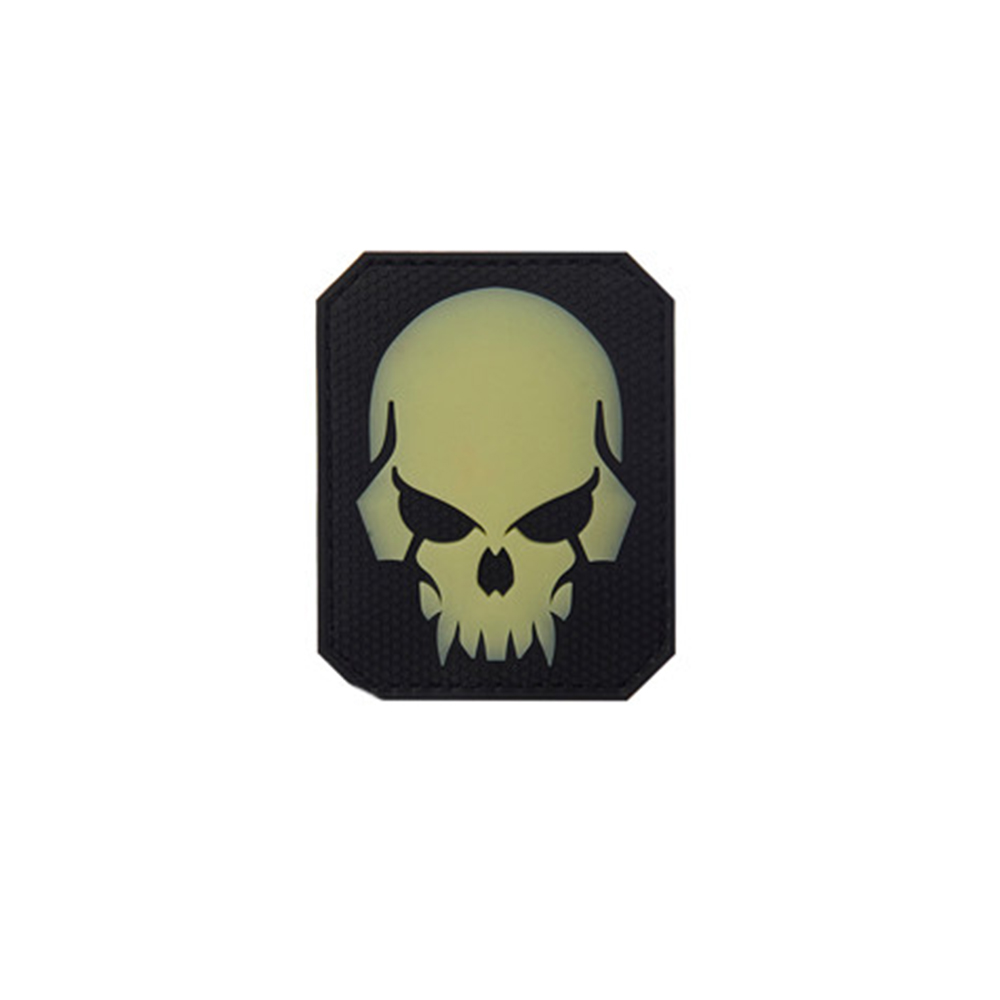 3D Rubber Patch Piraten Skull Patch Krieger Airsoft Softair 4x5,5 cm #26902