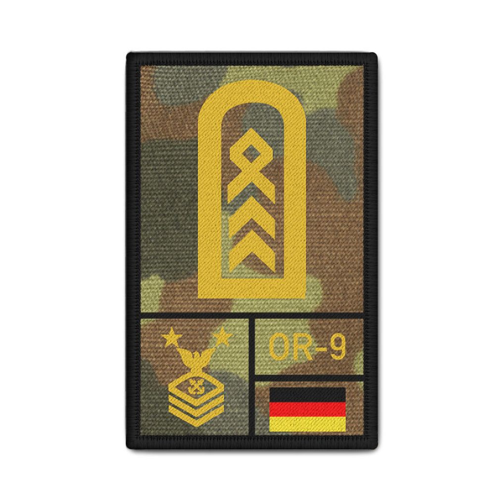 Rank Patch Bundeswehr Army Air Force Navy Flecktarn #BW patch
