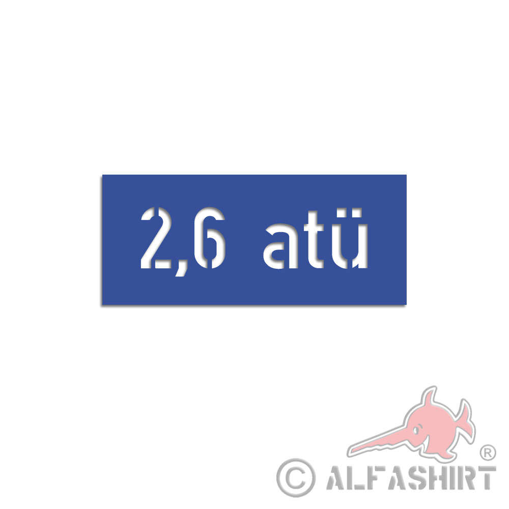 Lackierschablonen Aufkleber Motorrad Gespann Reifendruck Atü 5,7x1,5cm #A5877