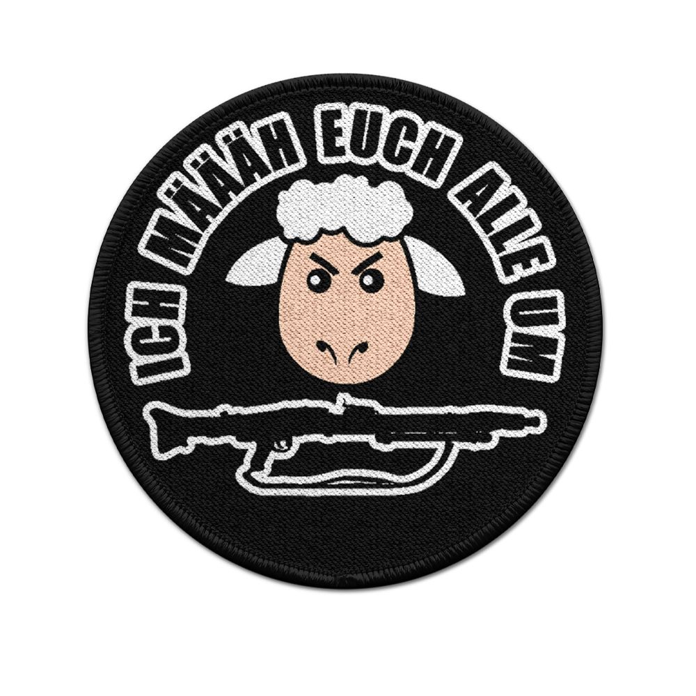Patch I MÄÄÄH all around MG3 Bundeswehr sheep badge badge 7.62mm # 33622
