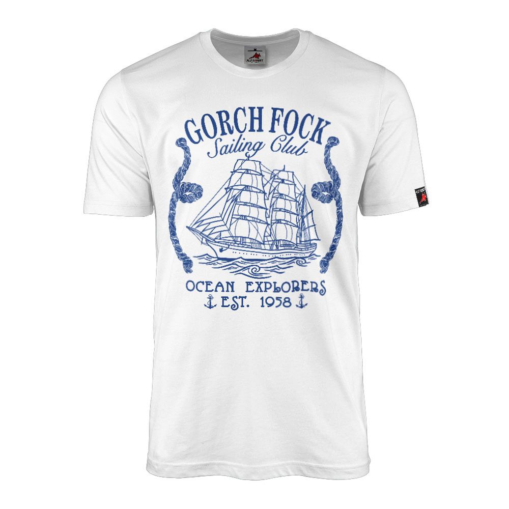 T-Shirt Gorch Fock Sailing Club Ocean Explorers Summer Sommer BW #47696