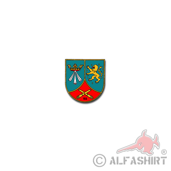 4 PzArtBtl 155 Sticker Panzerartillerie Bundeswehr 7x7cm # A3952