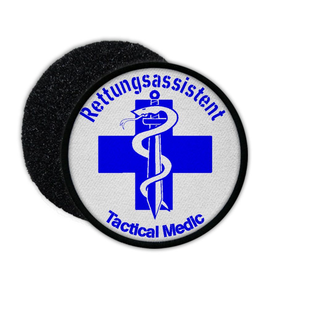 Patch Rettungsassistent Tactical Sanitäter Polizei Blue Line Mediziner #33287