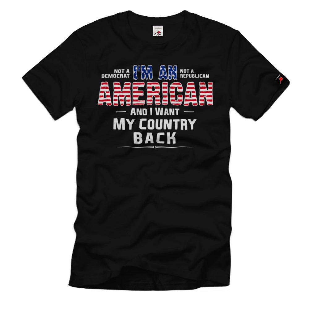 45 Patriot I Am An American Demokrat Republikaner Ein Land T-Shirt#32795