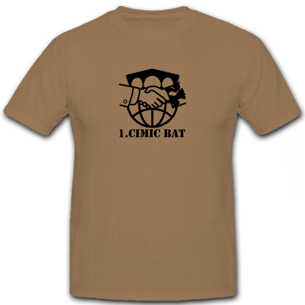 1 Cimic Bat Romänien Wappen Batalionul 1 Cooperare - T Shirt #5917