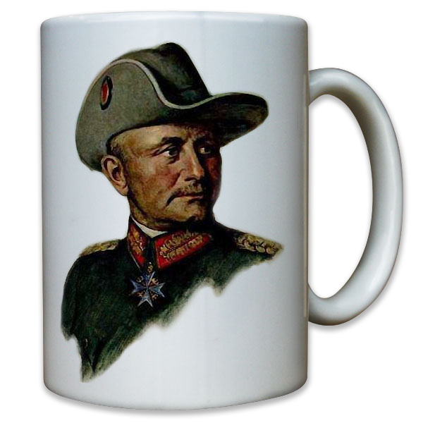 Paul Emil von Lettow Vorbeck deutscher Offizier General - Tasse #9102