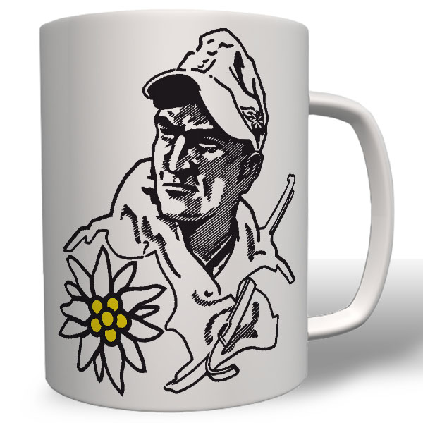Gebirgsjäger Gebirgstruppe Infanterie Edelweiß Portrait Army Militär - #5560