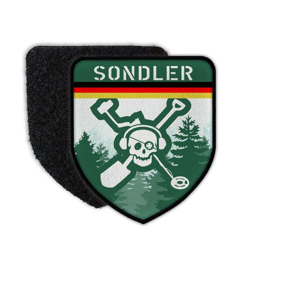 Patch Sondler Deutschland Abzeichen Bodenfund Hobby Metall Sonde #31641