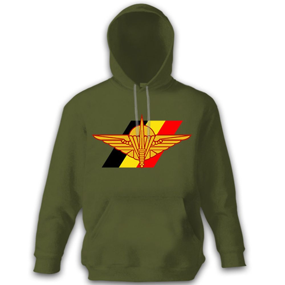 Belgische Fallschirmjäger Fallschirm Brigade Abzeichen - Kapenpullover #8601 