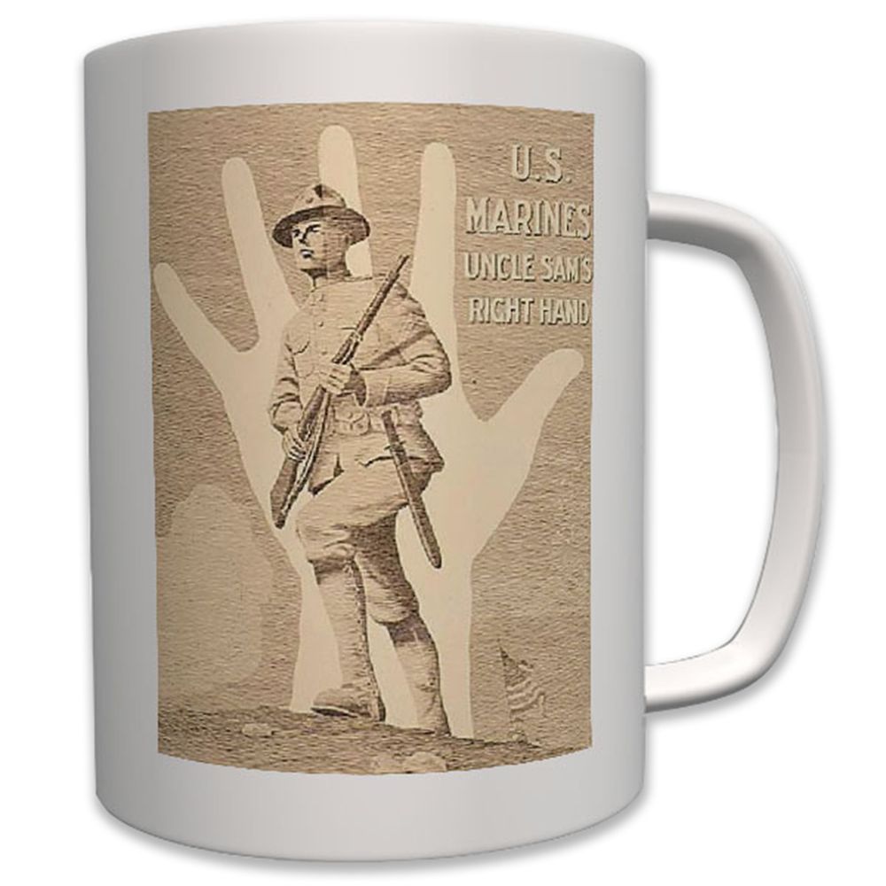 US Marines Military Soldat - Tasse Becher Kaffee #6350