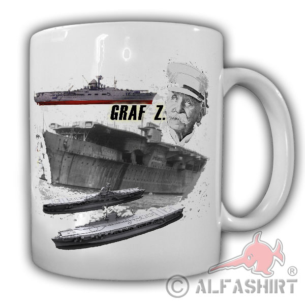 Flugzeugträger B Graf Marine Deutschland Klasse Geheim Sammler - Tasse #17585