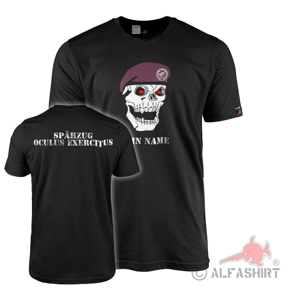 Deutscher Fernspäher Bundeswehr Personalisiert Fritzlar Fernspäh T Shirt #41302