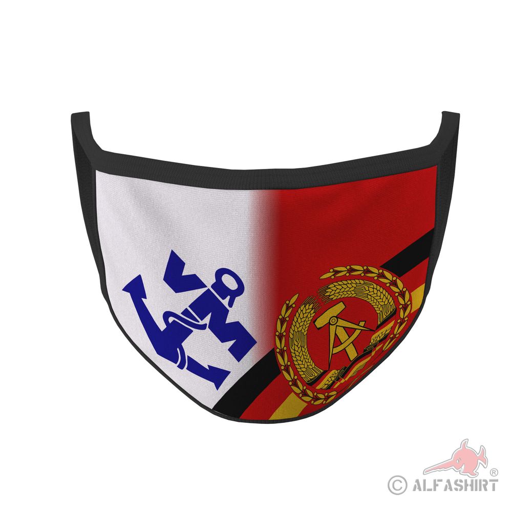 Mundmaske Volksmarine NVA Marine MSR DDR Volksarmee Veteran VM #36185