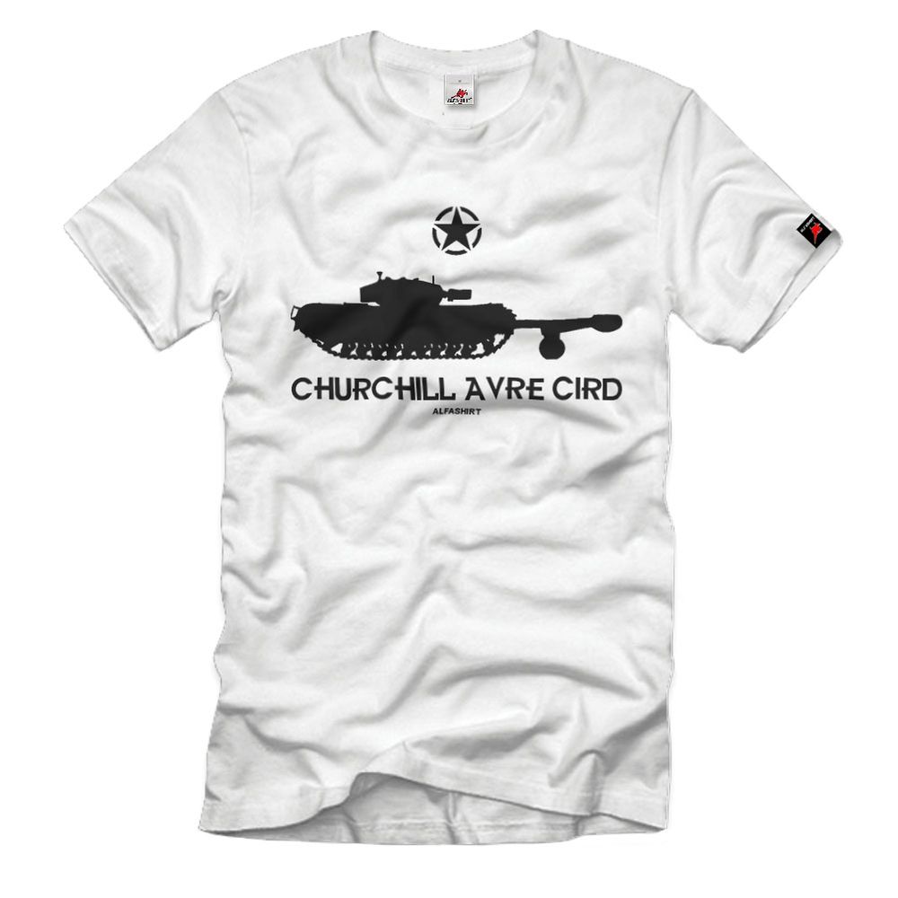Churchill AVRE Cird British Tank Panzer D-Day T-Shirt#33071